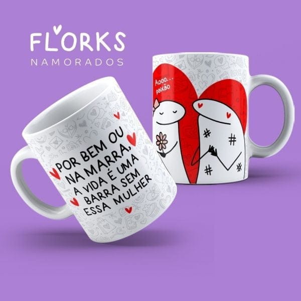 Pack 18 Estampas Caneca Dia Dos Namorados Flork Arquivos Png