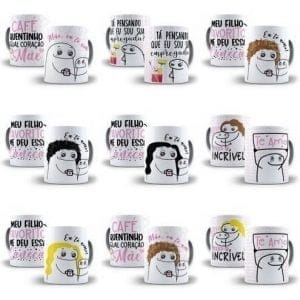 Pack Artes Caneca Flork Dia Das Mães 60 Arquivos Cdr E Png