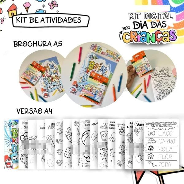 Pack Digital Dia Crianças 2022 Imagens Figuras Ilustrações