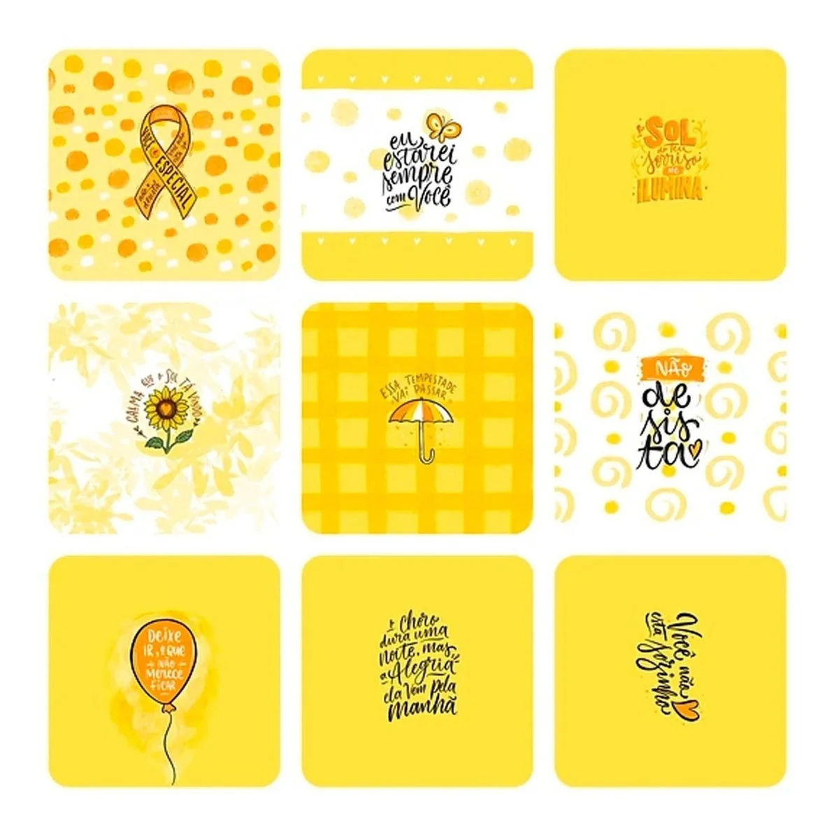 Pacote Artes Caneca Sublimação Setembro Amarelo Motivacional 1 Pacote Artes Caneca Sublimação Setembro Amarelo Motivacional