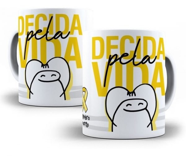 Pacote Estampas Caneca Flork Sublimação Setembro Amarelo Png