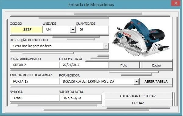 Planilha Controle Estoque Almoxarifado Excel Simples Prática