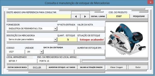 Planilha Controle Estoque Almoxarifado Excel Simples Prática