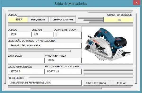 Planilha Controle Estoque Almoxarifado Excel Simples Prática