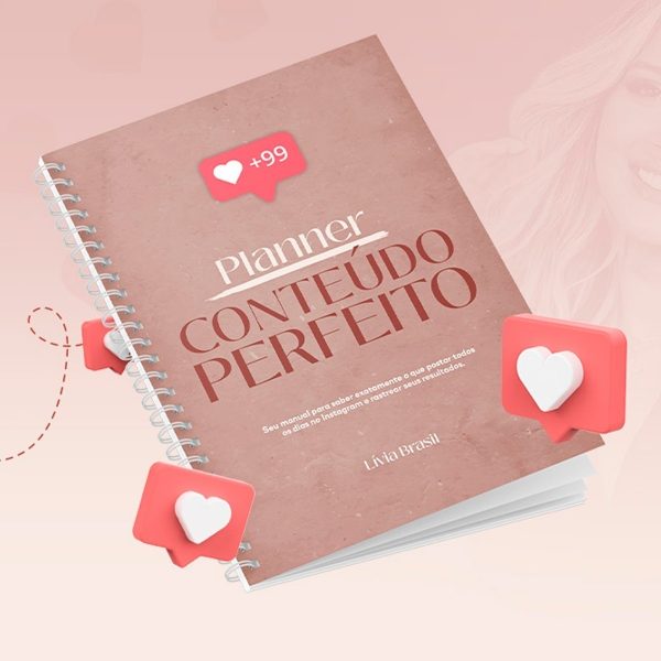 Planner Digital Conteúdo Perfeito Lívia Brasil Em Pdf