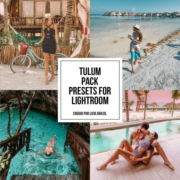 Presets Lightroom Lívia Brasil Pack Tulum Mobile Celular