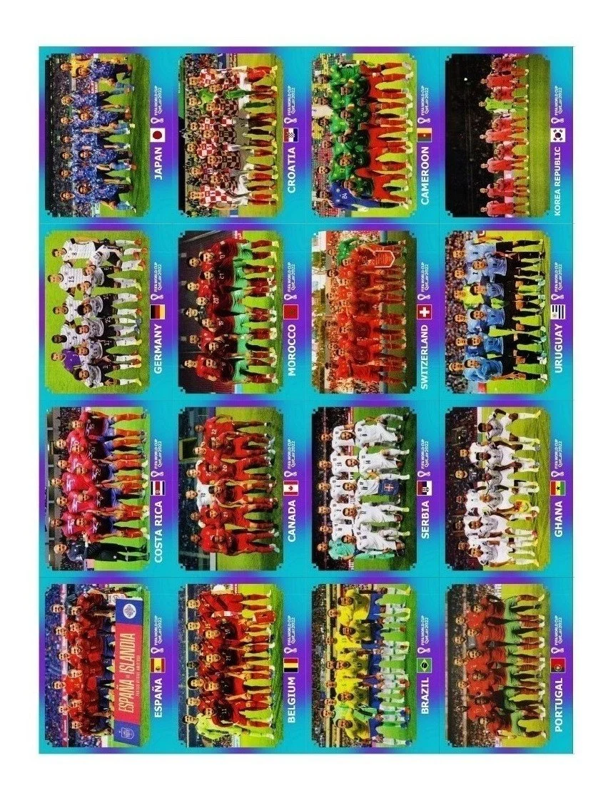 Todas As Figurinhas Da Copa Em Arquivo Pdf Para Imprimir