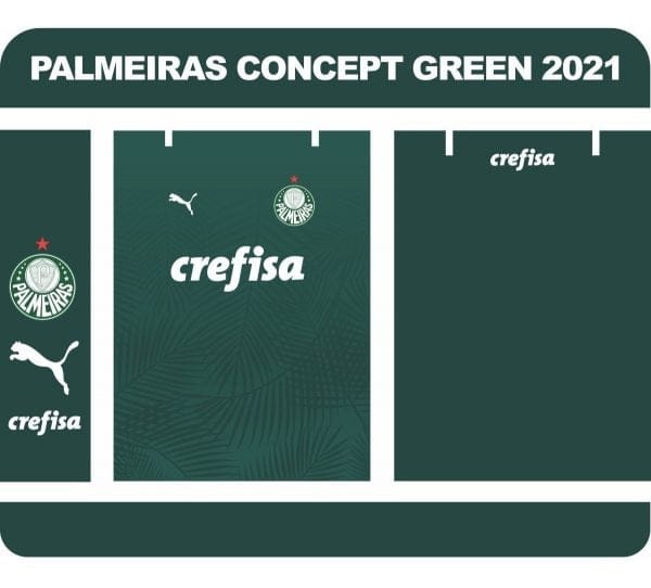 Vetor Camisa Palmeiras 1 Titular 2022-2023 Arte Corel Cdr