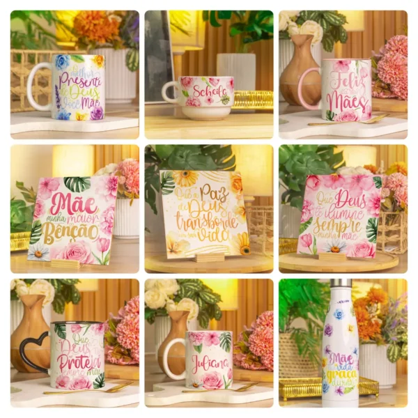 21 Designs Incríveis para Canecas - Dia das Mães