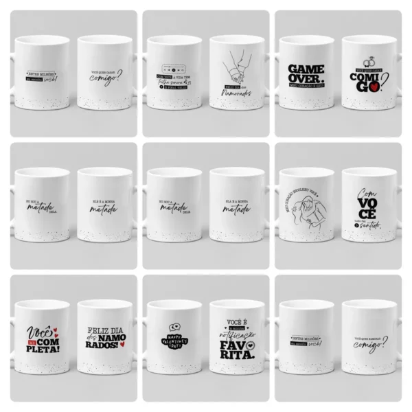 32 Estampas Românticas para Canecas - Download PDF