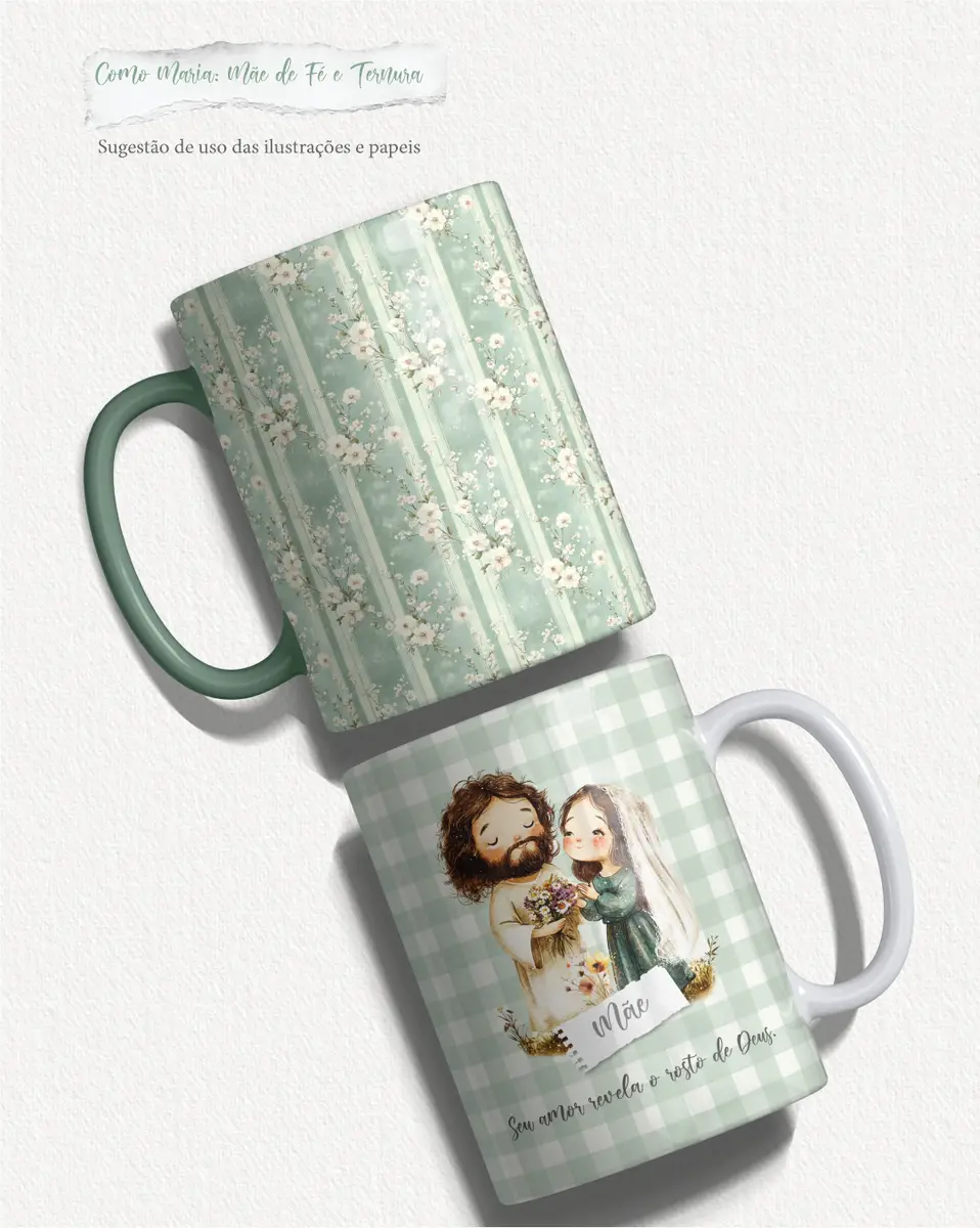 Pacote Aquarela Digital: Maria, Ícone de Ternura PNG 7 Pacote Aquarela Digital: Maria, Ícone de Ternura PNG - Imagem 7