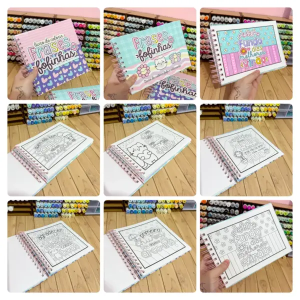 Frases Doces em Livro de Colorir Digital para Baixar - Imagem 2