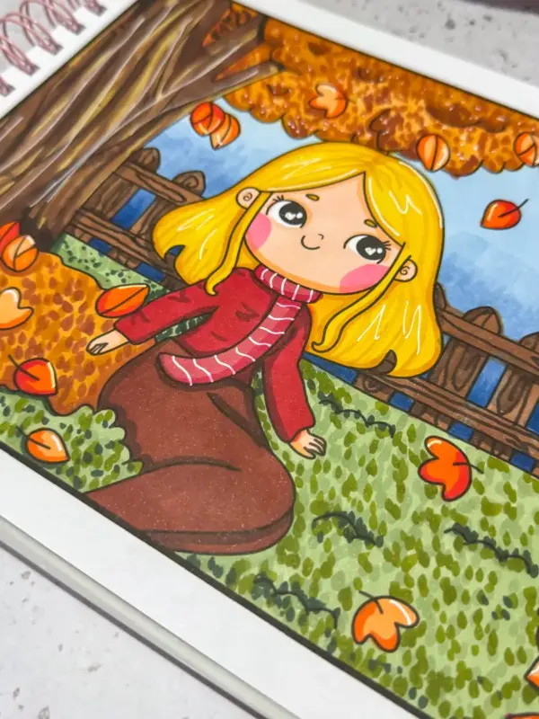 Desenhos para Colorir - Meninas em Versão Digital - Imagem 4