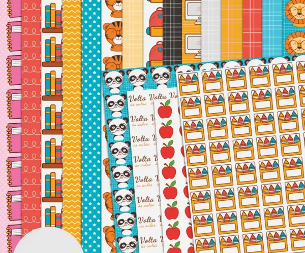 Kit Educativo de Animais em PNG - Preparativos Escolares - Imagem 2