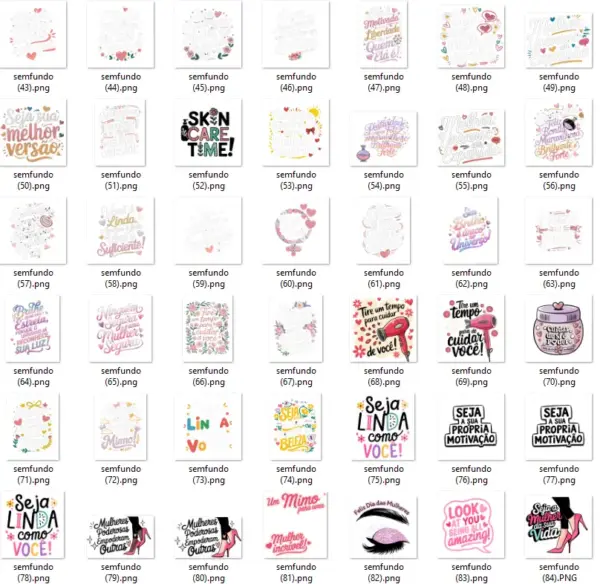Kit Digital Frases Fortes para Presente Dia das Mulheres - Imagem 24