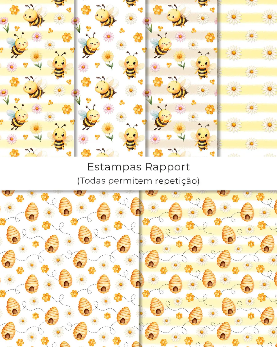 Arquivos PNG Abelhinhas para Projetos de Papercraft e Scrapbook 8 Arquivos PNG Abelhinhas para Projetos de Papercraft e Scrapbook - Imagem 8