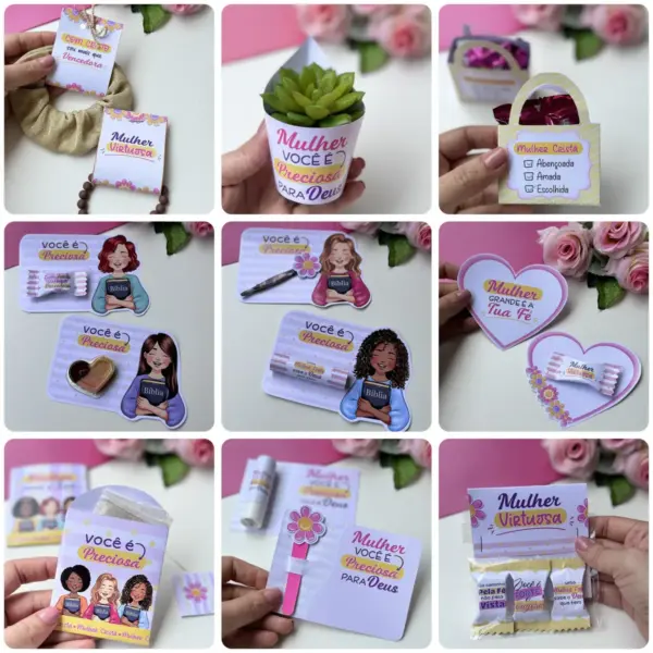 Arquivos PNG Mulher Cristã para Scrapbooking e Paper Crafts Devocionais