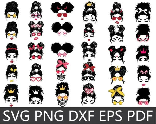 Arte digital mulher coque casual PNG para personalização - Imagem 3