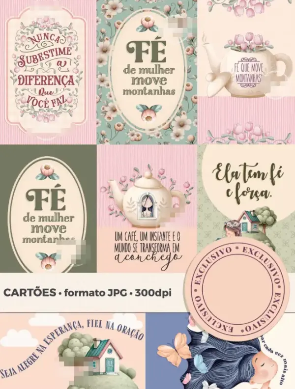 Coleção de Frases PNG Femininas para Projetos Criativos - Imagem 3