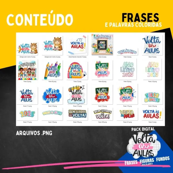 Kit PNG Mascotes Estudantis para Personalização de Materiais - Imagem 3
