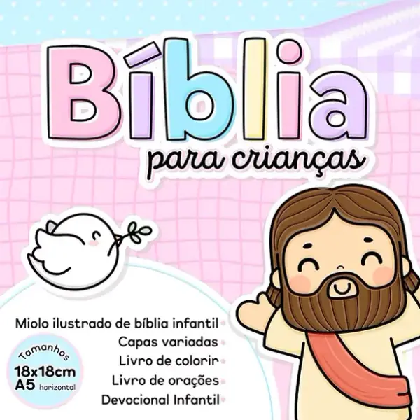 Histórias da Bíblia para Crianças Kit Digital em PDF Download
