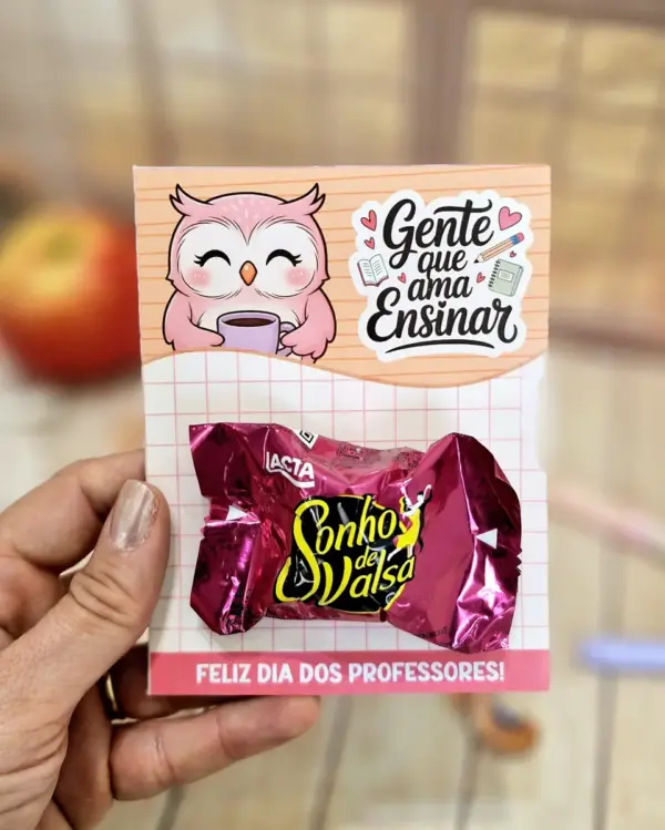 Kit Digital Card Bombom Presente Professor Personalizavel - Imagem 4