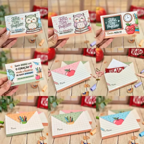 Arquivo Dia dos Professores KitKat Envelope Personalizado