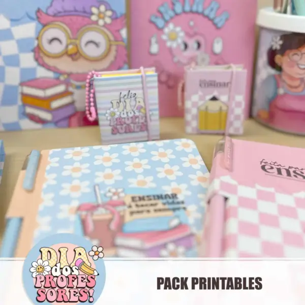 Pack Dia dos Professores Corujinha Printables Digital - Imagem 2
