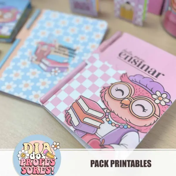 Pack Dia dos Professores Corujinha Printables Digital - Imagem 6