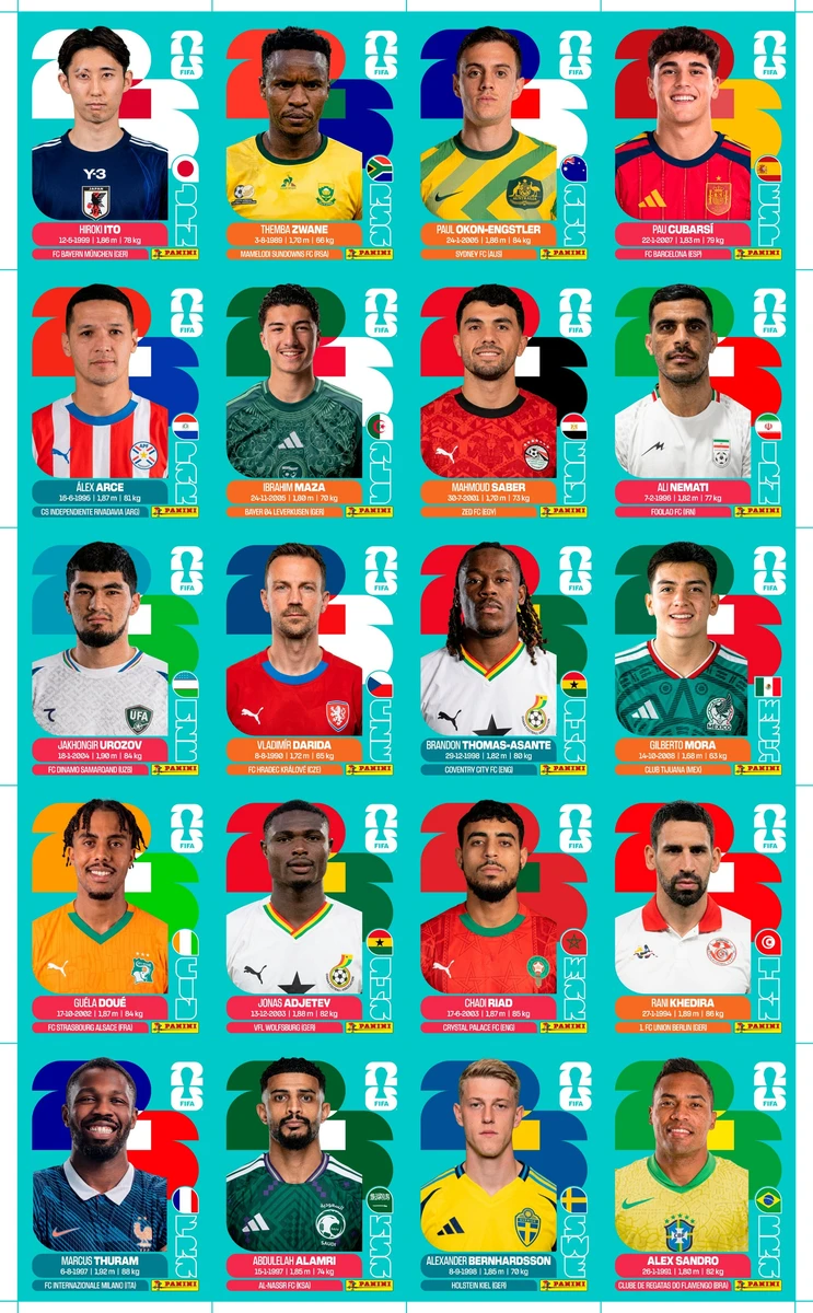 Figurinhas Copa do Mundo 2026 Kit Atualização Update Set PDF 2 Figurinhas Copa do Mundo 2026 Kit Atualização Update Set PDF - Imagem 2