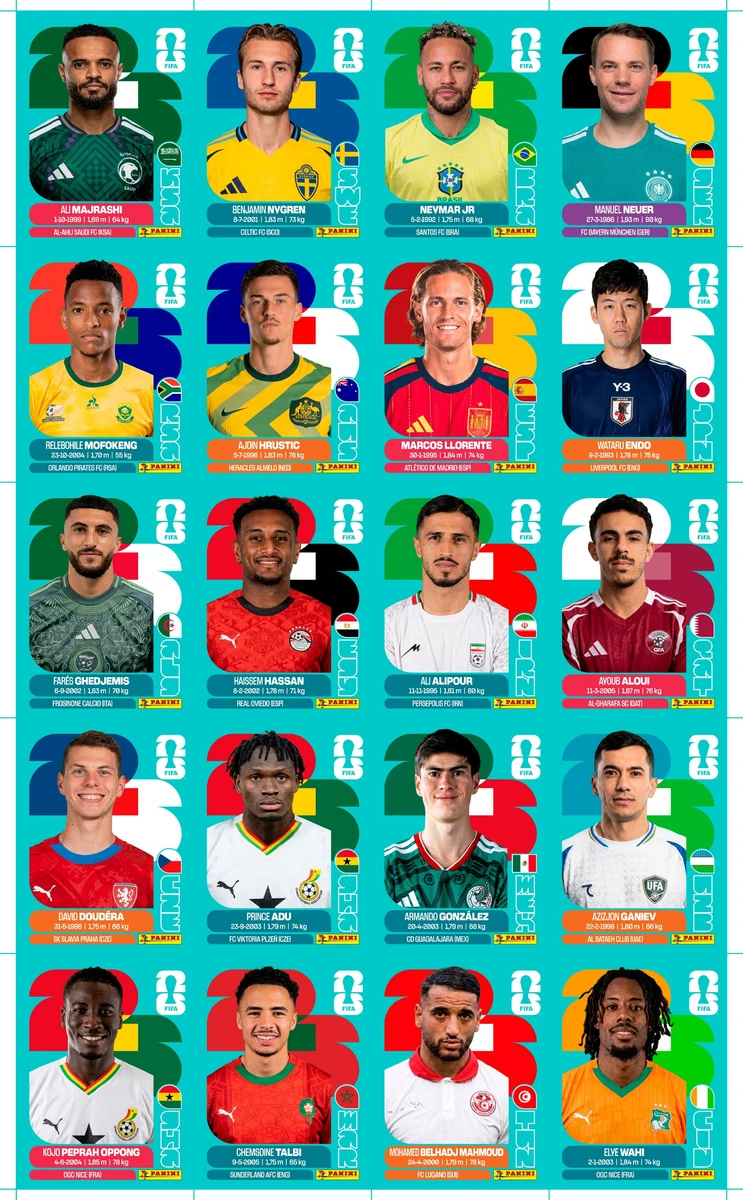 Figurinhas Copa do Mundo 2026 Kit Atualização Update Set PDF 3 Figurinhas Copa do Mundo 2026 Kit Atualização Update Set PDF - Imagem 3