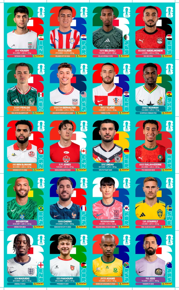 Figurinhas Copa do Mundo 2026 Kit Atualização Update Set PDF 6 Figurinhas Copa do Mundo 2026 Kit Atualização Update Set PDF - Imagem 6