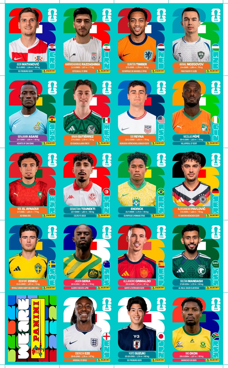 Figurinhas Copa do Mundo 2026 Kit Atualização Update Set PDF 7 Figurinhas Copa do Mundo 2026 Kit Atualização Update Set PDF - Imagem 7