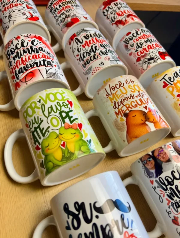 39 Artes JPG para Personalizar Canecas no Dia dos Namorados
