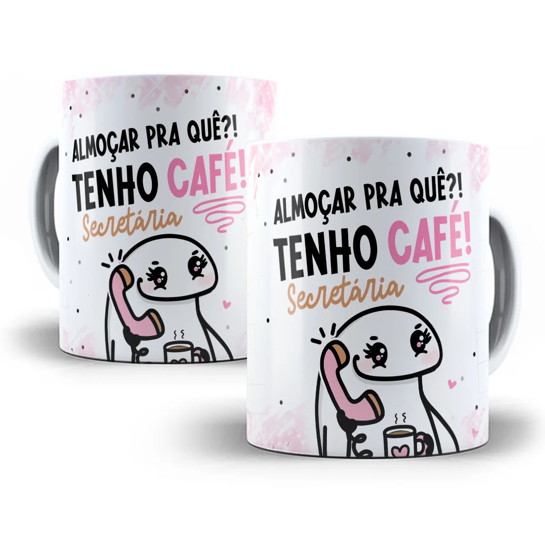 4 Artes Caneca Flork Secretária Frases Meme Sublimação 3 4 Artes Caneca Flork Secretária Frases Meme Sublimação