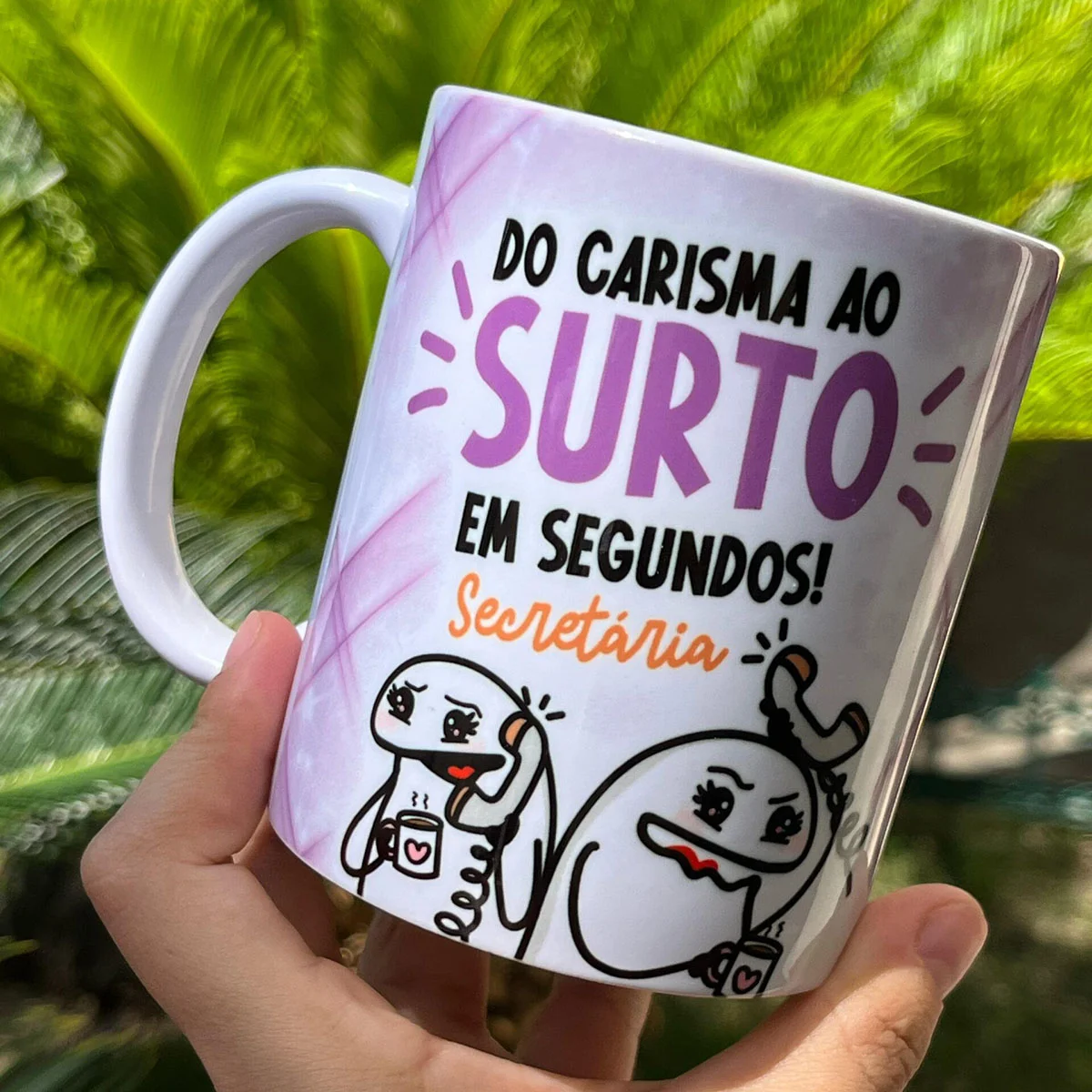 4 Artes Caneca Flork Secretária Frases Meme Sublimação 6 4 Artes Caneca Flork Secretária Frases Meme Sublimação