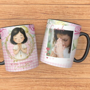 6 artes para caneca primeira eucaristia sublimacao