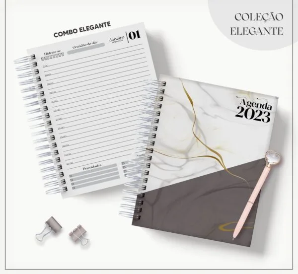 Agenda 2023 Marmorizada - Arquivo Digital