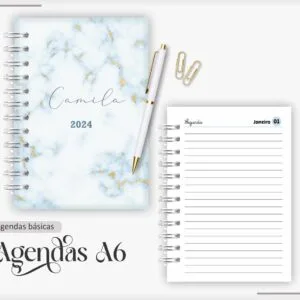 Agenda 2024 Marble Azul - Arquivo Digital 12 Agenda 2024 Marble Azul - Arquivo Digital