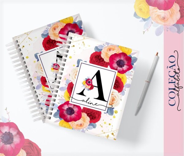 Agenda Alfabeto Colorido - Arquivo Digital