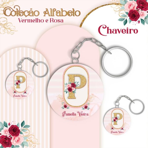 Agenda Alfabeto Vermelho e Rosa - Arquivo Digital