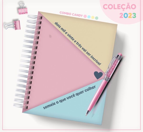 Agenda Candy Semeie - Datada 2023 - Arquivo Digital