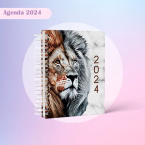 agenda crista masculina datada 2024 arquivo digital