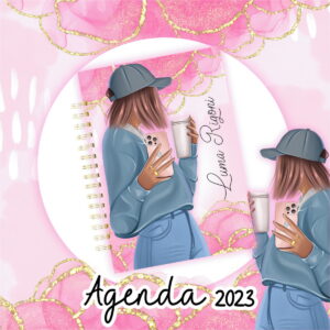 Agenda Datada 2023 Girl Arquivo Digital para Imprimir 14 agenda datada 2023 girl arquivo digital