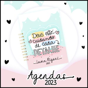 Agenda Datada 2023 Lettering Arquivo Digital para Imprimir 9 agenda datada 2023 lettering arquivo digital