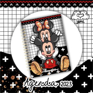 Agenda Datada 2023 Mickye E Minnie Arquivo Digital