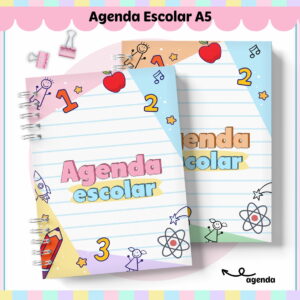 Agenda Escolar A5 Arquivo Digital 5