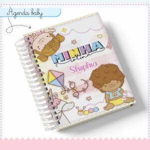 agenda escolar baby menina arquivo digital