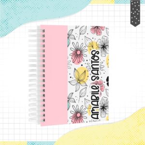 Agenda Escolar Floral - Arquivo Digital