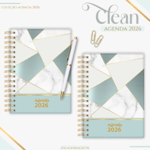 agenda feminina basic marble 2026 arquivo digital